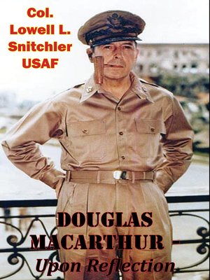 cover image of Douglas MacArthur--Upon Reflection